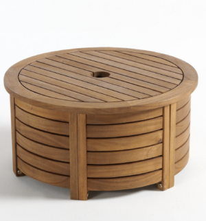 LA REDOUTE INTERIEURS Cache-pied rond parasol, acacia huilé, Julma