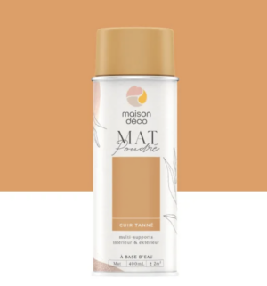 Réf 88294227 Bombe de peinture Mat poudré MAISON DECO cuir tanné mat 400 ml LEROY MERLIN