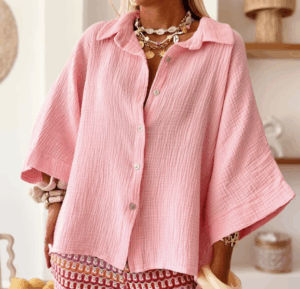 Chemisier Anna rose poudré SWEETY CLOSET