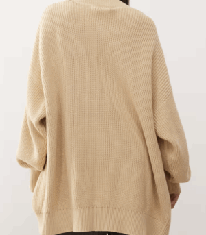 Monki – Gilet oversize – Beige