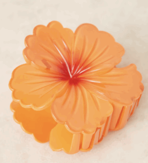 Sui Ava – Hawaii – Grande pince à cheveux – Orange