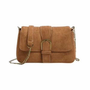 Stradivarius – Sac bandoulière avec boucle – Camel pâle