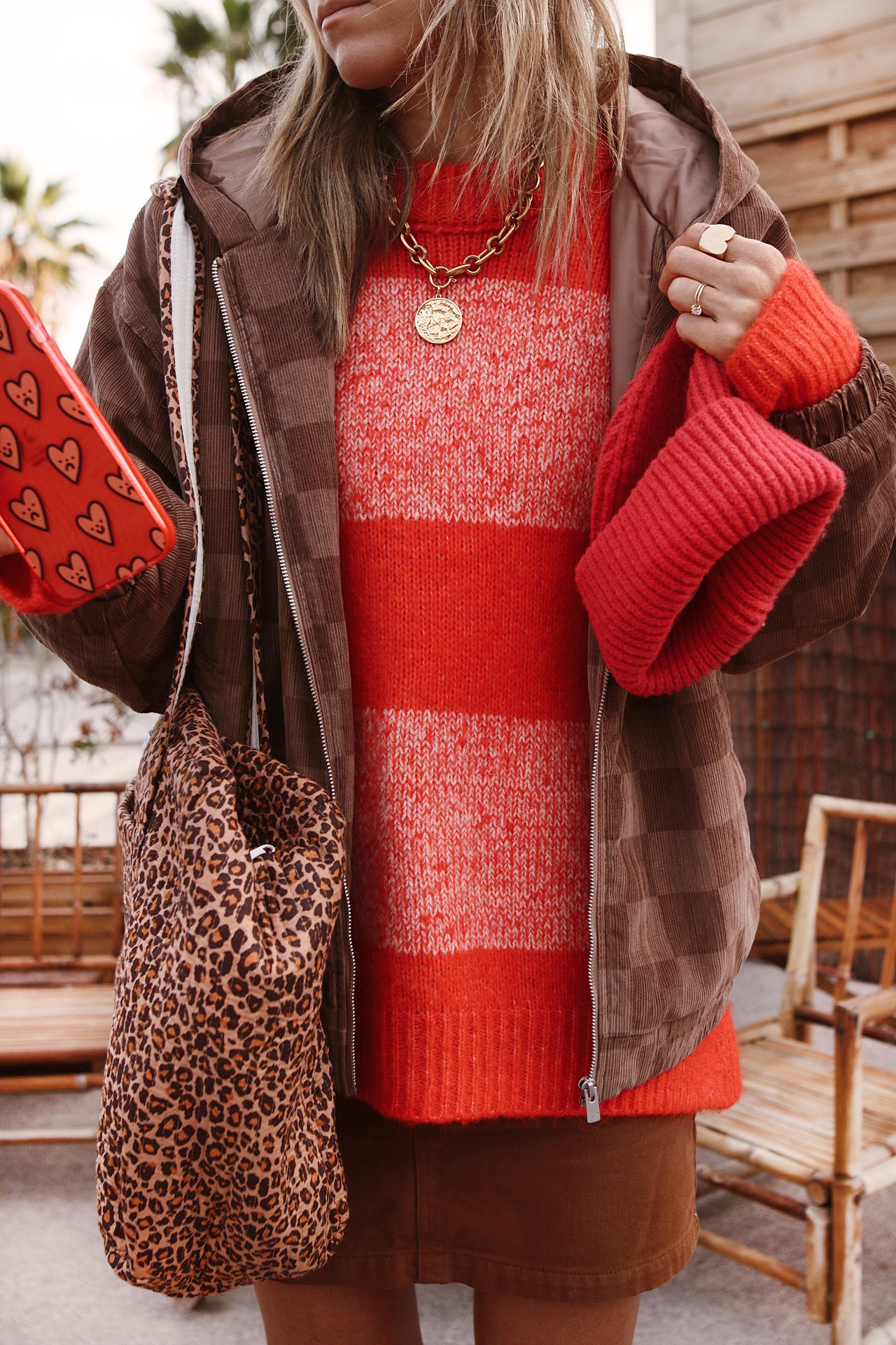 www.chonandchon.com veste Roxy marron carreaux pull rouge Ugg mini classic camel chausettes rouge sac léopard