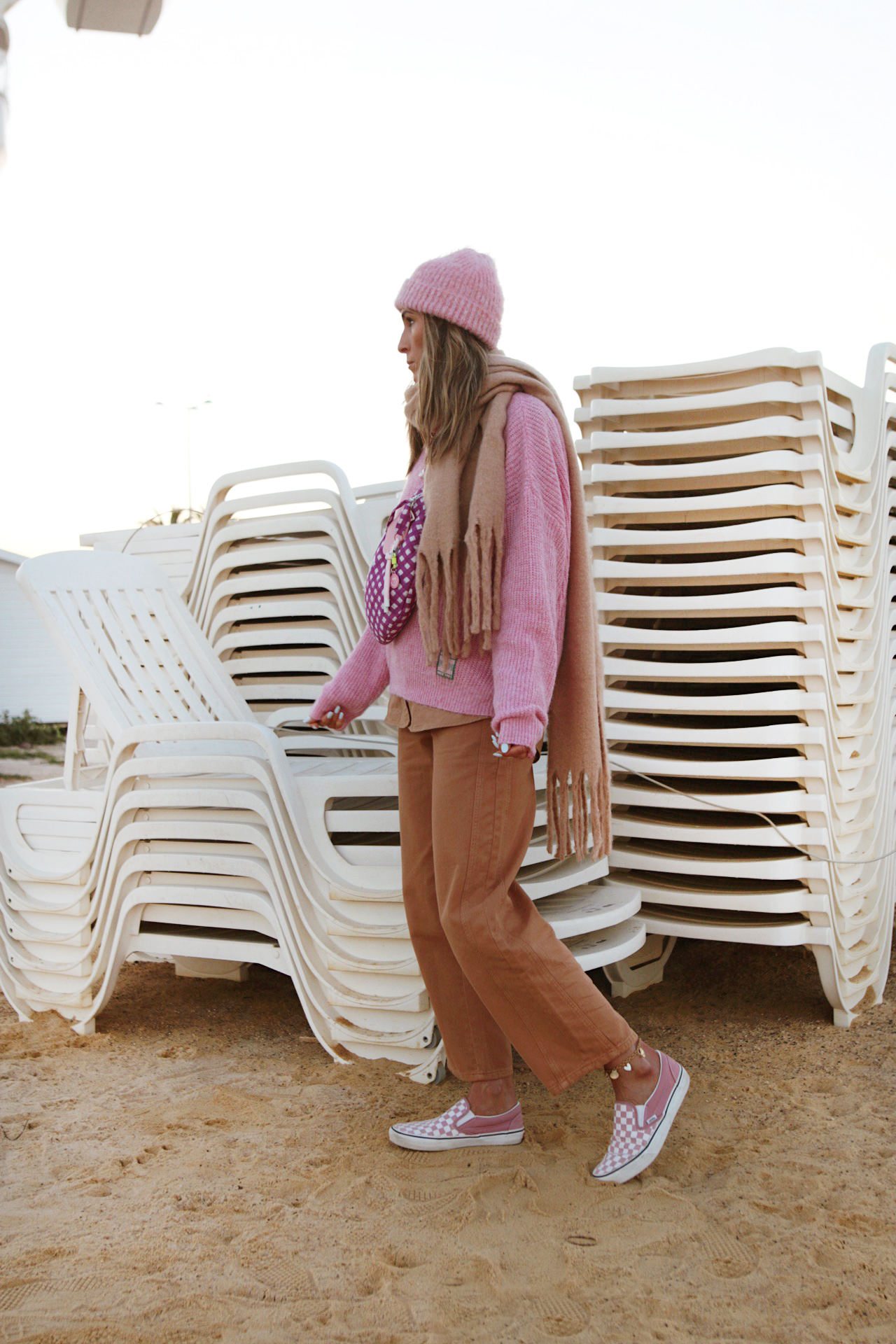www.chonandchon.com pull laine rose pull and bear sac banane vichy violet maison horizon