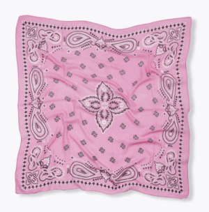 Grand foulard bandana en laine – Rose promod