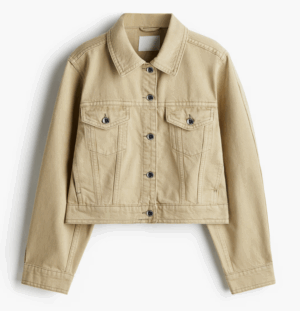 Veste en denim jean jaune H&M