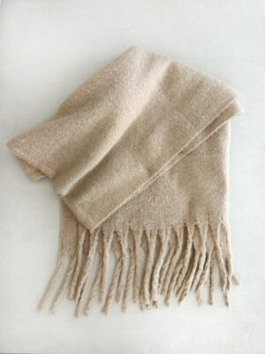 Écharpe Chaude Camel– 70% Viscose & 30% Laine onyka vibes