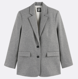 LA REDOUTE COLLECTIONS Blazer oversize 50% laine, Signature CLÉANDRE