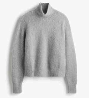 Pull en mohair mélangé avec col cheminée H&M