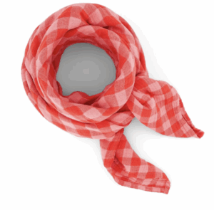 Lange foulard carreauxBianca Vichy Rouge / Rose rose in april