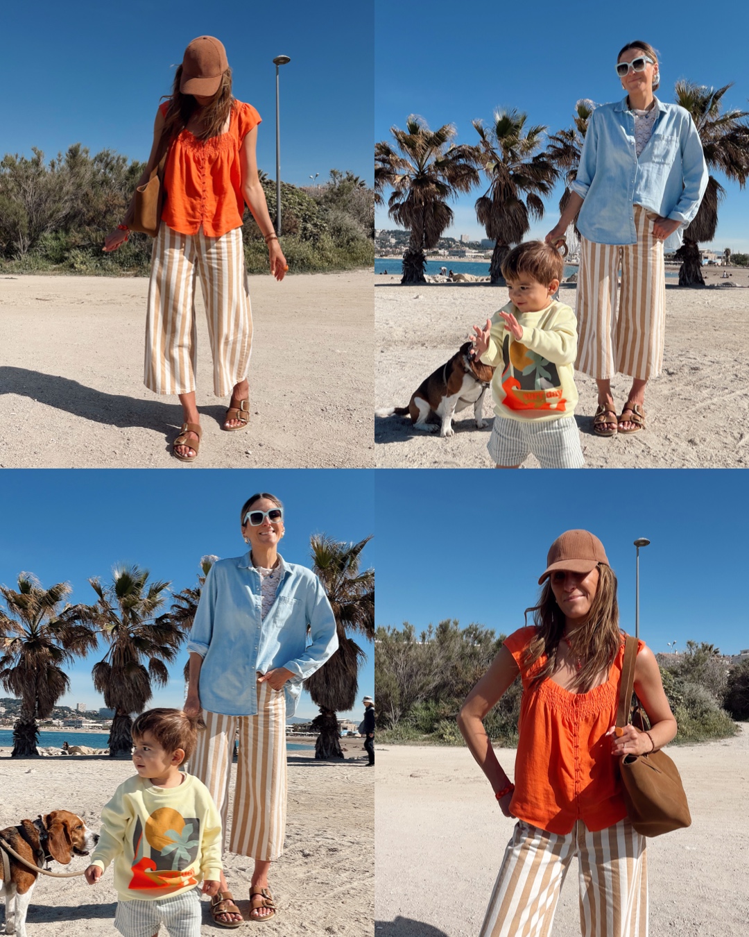 jean rayé court zara