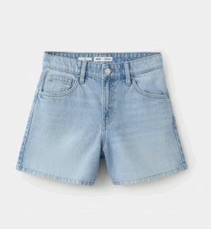 Short en jean droit MANGO