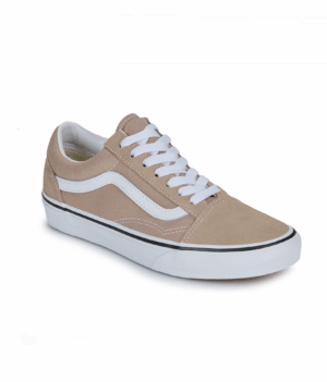Old Skool Taupe / Blanc VANS baskets basses