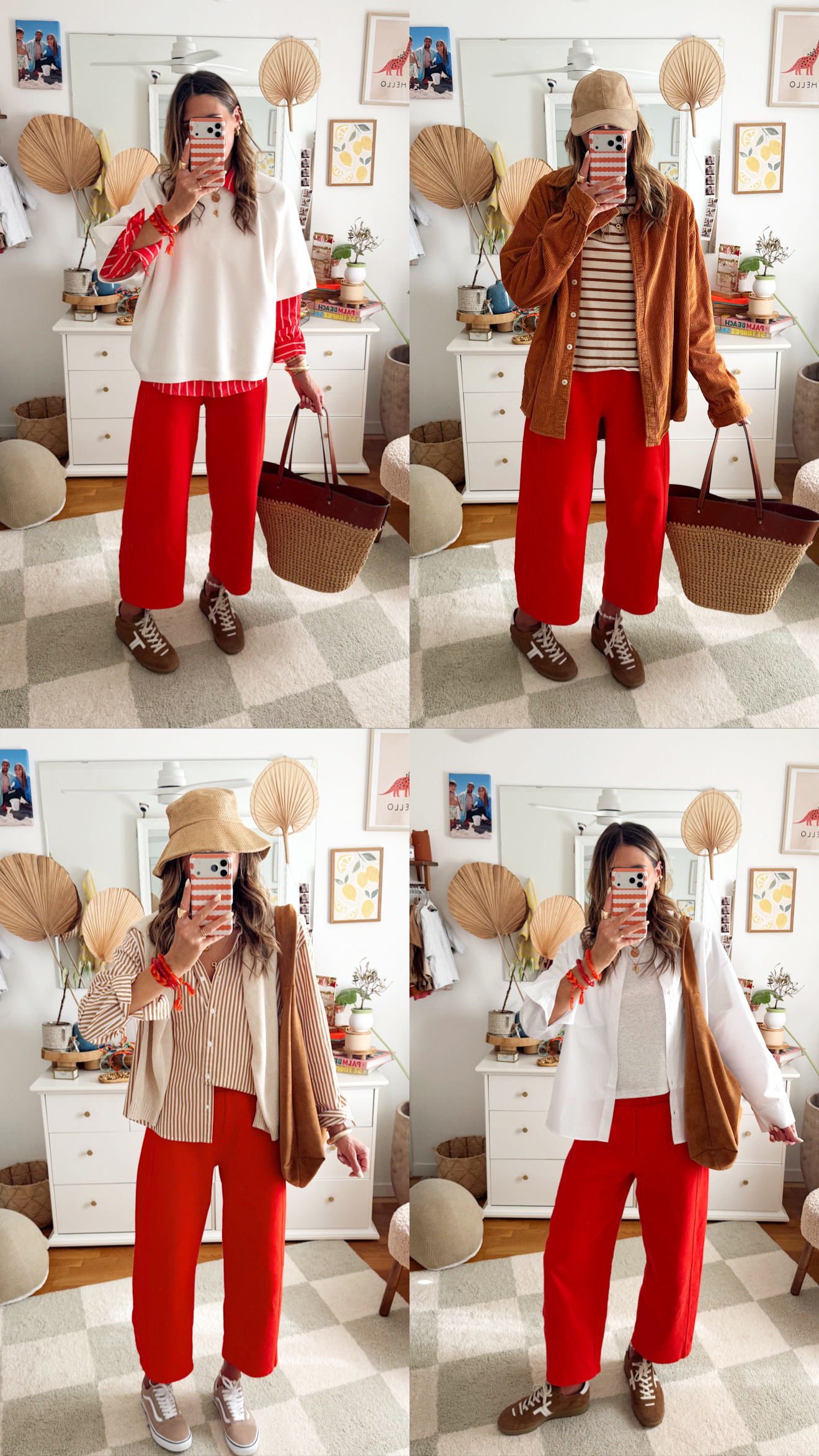 pull zara cachemire rayures rouge marron @chon.and.chon