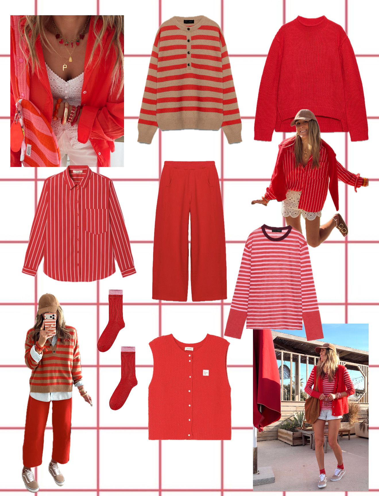 www.chonandchon.com rouge looks idées de looks avec du rouge