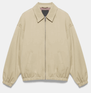Veste 100 % coton BLOUSON BOMBERS PULL AND BEAR